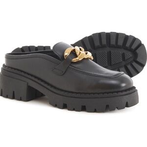 Free People Leather Lyra Link Mule Shoes
